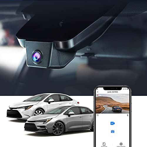 Fitcamx Dashcam 4k Passend für 2023-2026 Toyota Corolla LE SE XLE XSE Hybrid Hatchback, OEM 2160P Autokamera Video WiFi, G-Sensor, Loop-Aufnahm, Nachtsicht, WDR Dasch-cam Auto, Plug&Play, 64GB Karte