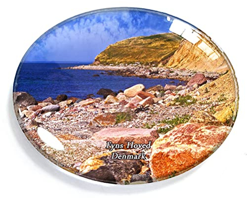 Fyns Hoved Dänemark Magnet für Kühlschrank, Kühlschrank, Gefrierschrank, Souvenir, Dekorationen, oval, Kristallmagnet, Küche, Whiteboard