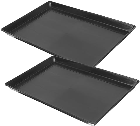 POPETPOP 2 Uds Bandeja para Mascotas para Periquitos Bandejas De Plástico Bandeja para Jaula De Perro Mediana Jaula para Perro Periquito Bandeja para Orinal Bandeja Inferior De Jaula De