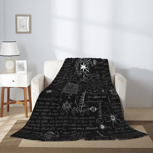 Flanelldecke Sofa Supernatural Überwurfdecke Überwurf Weiche Überwürfe für Reisen Flauschige Decke Mikrofaser Decken und Überwürfe für Sofa Bett und Couch