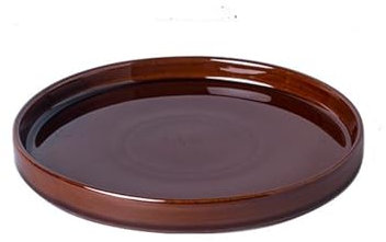 Fzfeiyy Sottovaso in ceramica per piante, 22,9 cm (marrone))