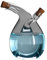 TQQEPOOL Aceitera Y Vinagrera,2 En 1 Botellas Aceite Oliva Doble Capa con Tapón Corcho,Tapón Vertedor para Cocinar (Color : Clear, Size : 15.5 * 5.5cm)