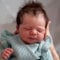 RXDOLL Reborn Baby Puppe Mädchen Pascale 18 Zoll 45CM Ganzkörper Silikon Vinyl Neugeborenes Baby Puppen Vollsilikon Reborn Kleinkinder schlafende Puppe Realistische Babypuppe Mädchen