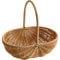 Pastoralist Wicker Picknickkorb mit Griffen, 11x8x11in natürlicher großer Weidenkorb leerer Korb billige Ostereier Süßigkeiten Aufbewahrung Weinkorb für Spielzeug, Blume, Hochzeitsgeschenke Medium