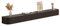 Bois Massif Suspendu Simple Table Basse Moderne Meuble TV Rangement Meuble TV Rangement Planche de Roche,Black-180cm