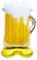 VIKY® Bier Luftballons, XXL 4D Biergläser Folienballon Stehend, Oktoberfest Deko Helium Ballon, Bier Deko Ballons Bayrische Deko, Bier Luftballon für Geburtstag, Hochzeit, Oktoberfest Party Dekoration