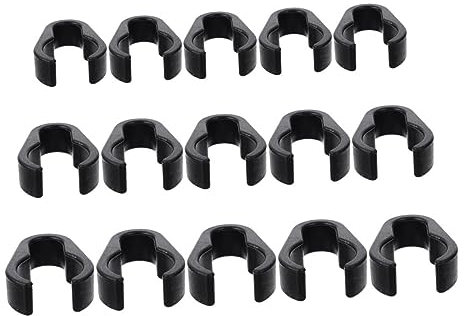 DRESSOOS 15pcs Flexible Mic Cable Clamps Cable Organizer for Home Classroom Holders