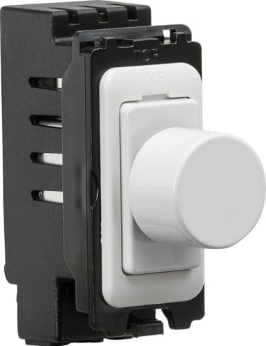 Knightsbridge Modulo dimmer intelligente a 2 vie da 5-400 W (LED da 5-150 W) (montaggio su griglia o piastra)