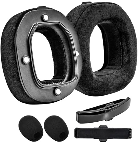 6 er Set A50 Gen 4 Mod Kit, Kühlendes Gel Ohrpolster, Stirnband Ersatz Und Mikrofon Schaumstoff, High Density Noise Cancelling Foam, Ersatz Kopfbügel Ohrpolster Kompatibel Mit Astro A50 Gen 4/5Headset