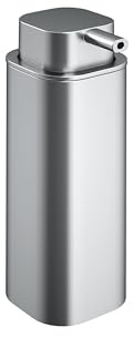 COSMIC NEA Seifenspender, Edelstahl, 370 ml, quadratisch, ohne Befestigung, matt verchromt