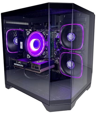 GFX LEGENDARY Gaming PC High-Performance Desktop PC - AMD R5 5600 • 32GB RAM DDRA4 • RTX 3060 12GB • 1TB SSD - Fast & Smooth with RGB Case • Advanced Cooling • Windows 11 (RTX 3060 12GB, AMD R5 5600)