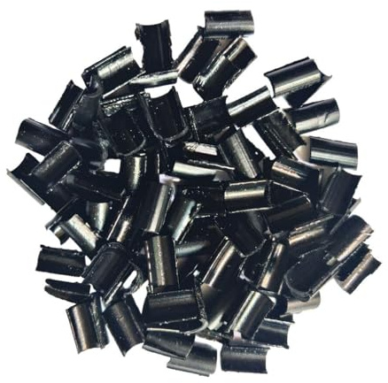 QUXVUIS 50x Hair Extension Glue Bead Accessory Durable And Easy To Carry Latex Keratin Glue For Hair Extensions Safe, black