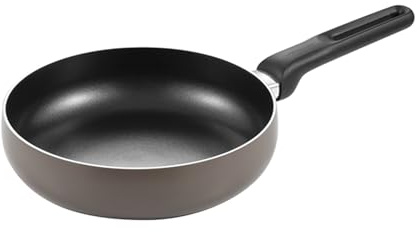 Tescoma Brava abgerundete tiefe Bratpfanne Schwenkpfanne mit hohem Rand, Durchmesser 24 cm - 595464
