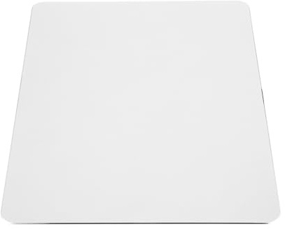 BESTonZON Aluminum Alloy Metal Mouse Pad Small Size Silver Non-Slip Office Mouse Mat for Home Use Double-Sided Surface