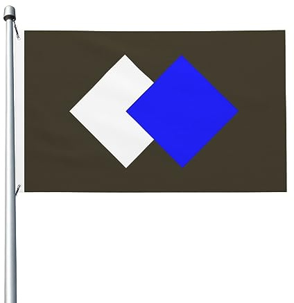 Gartenfahne 96. Infanteriedivision Ssi Outdoor Fahne 90x150cm | Hofflagge robuste für Indoor Party Bauernhof