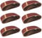 Bandes Abrasives en Tissu │ 10 pièces │ 75 x 457 mm │ Mixpack (2 x grain 40/60/80/120/180 chacun) │ compatible avec Black&Decker Power Lime │ Papier Abrasif │ Ensemble de Bandes Abrasives