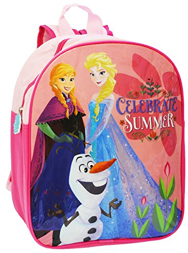alles-meine.de GmbH Kleiner - Rucksack - Frozn - die Eiskönigin/völlig unverfroren - incl. Namen - Tasche für Kinder - wasserfest & beschichtet - Kinderrucksack/groß Kind..