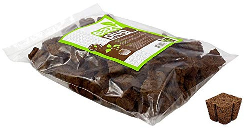 Weedness Eazy Plug Beutel 100 Stück - Steckling Anzucht Torfquelltöpfe Aussaat-Erde Torftablette Quelltabletten Anzuchttöpfe Anzuchtset