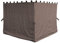 QUICK STAR 4 Seitenteile für Pavillon Paris 3x3m Seitenwand Taupe