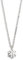 XENOX® Krappe Halskette - Damen Halskette aus hochwertigem 925/- Sterlingsilber mit Zirkonia Stein