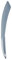 MASTRAD – 1 Spatule Flipper de Cuisine - Ustensile de Cuisine – Spatule flipper en Silicone – Lame Courbée - Résistante à la Chaleur – Spatule Antiadhésive – 33 x 5,4 cm – Gris