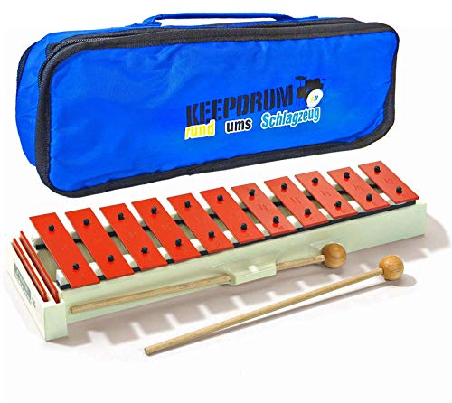 Sonor SG Kinder Glockenspiel Sopran + keepdrum Tasche Bag Blau