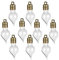 Kleine Wishing Flaschen 10Pcs Glas Fläschchen Glas Medaillon Charms Waterdrop Wishing Flaschen Wünschen Flasche