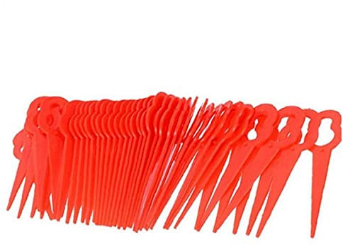 40pcs Mower Plastic Cutter Blade Replacement Accessories for Polycut 2-2 Fsa 45 Lawnmower Trimmer Grass Cutter Tools