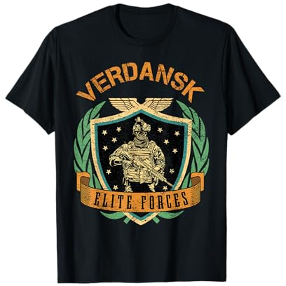 Verdansk Elite Forces Gulag Game Shirt Warzone Chemise T-Shirt