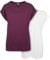 Urban Classics Women's Ladies Extended Shoulder Tee 2-pack T-Shirt, White+cherry, XS