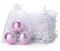 100pcs Sacs Organza 15x20cm Sachets Pochettes Cadeau en Organza avec Cordon de Serrage pour Lavande Bijoux Cadeaux de Noël Dragée Bonbons Marriage Fêtes,Blanc