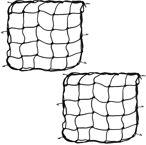 2pz Rete Ragno Elastica Moto Rete Casco Bici, Corda Elastica Ragno Accessori Moto Auto Portapacchi Coprire Appendere Casco Bagagliai con 6 Ganci