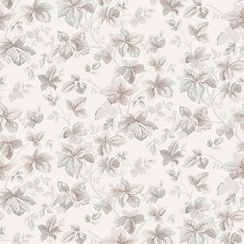 Laura Ashley Herbstblätter, natürliche Tapete