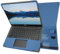 TYTX PU Leather Folio Book Cover Case Compatible for 2018~2022 13.3 Dell XPS 13 9370 9380 9305 7390 non-2-in-1 Notebook Computers ONLY, Protective Folio Book Cover with Vents and Stand Blue