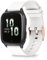 SumRioo 20mm Cinturino per Garmin Venu Sq 2/Venu Sq 2 Music/Venu 2 Plus/Venu Sq/Venu Sq Music, Braccialetto Ricambio Silicone Cinturini per Garmin Vivoactive 3/Vivoactive 3 Music - Bianco