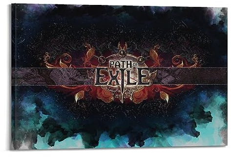 VZRSQZK Videospiel-Path of Exile-Poster, dekoratives Gemälde, Leinwand-Wandposter und Kunstdruck, modernes Familienschlafzimmer-Dekor-Poster, 40 x 60 cm