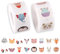 1000 Stück Animal Sticker Kinder, Cartoon Tier Aufkleber Kinder, Selbstklebende Sticker Tiere mit 16 Cartoon-tiermotiven, Lehrer Sticker Rolle für Dekoration Aufkleber, Siegeletiketten