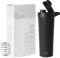 Simple Modern Shaker-Edelstahl-Flasche mit Ball | Metall-Isolierbecher für Proteinshakes, Shakes und Pre-Workout-Getränke | Rally | 710ml | Midnight Black