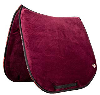 PIONEER Dressursattelunterlage für das Reiten aus Mikrofaser und Memory Foam - Für das Pferd - Schwarz