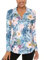 Akiooue Gym Top Women, Sports Shirts Running Top Long Sleeve Women Polo Shirt Ladies 1/4 Zip Up Workout Tops Womens Floral Polo Shirts