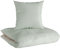 Carpe Sonno® Baumwoll Bettwäsche 135x200 | Wende-Bettwäsche Grün Taupe | Renforce Bettbezug 135 x 200 | Duvet Cover 135x200 | Bettwäsche-Set auch als Allergiker Bettwäsche Baumwolle geeignet