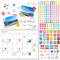 Leerer Scrapbook-Wandkalender, spiralgebundener hängender Monatskalender, DIY-Leerkalender mit 400 Aufklebern für Büro, Zuhause, Kinder, Erwachsene (30cm x 22,5cm geöffnet, 30cm x 46cm geschlossen)