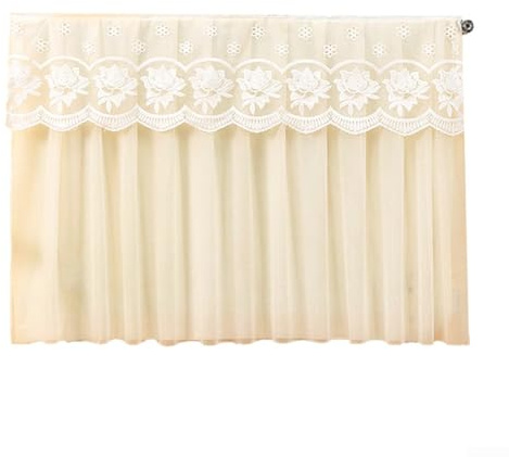 Hasaller Housse de radiateur en tissu respirant en dentelle pour radiateur – Housse de protection contre la poussière pour armoire en bois (100 cm)