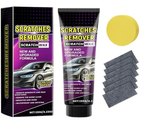 Auto Kratzer Reparaturpaste Kit,2025 Neues Nano Sparkle Tuch Auto Kratzerentfernungs Original, AutoLack Reparatur Polierpaste, Autolack Reparatur Polieren Past