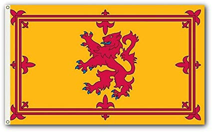 Drapeau d'extérieur Lion d'Écosse – Grand 91 x 152 cm, polyester résistant aux intempéries
