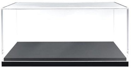 Acryl-Vitrine für Modellautos im Maßstab 1/18, stapelbar, staubdicht, mit Sockel für Sammlerstücke und Actionfiguren