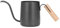 Tetera de goteo largo de acero inoxidable de acero inoxidable con mango de madera de 350 ml, breve de oficina en casa