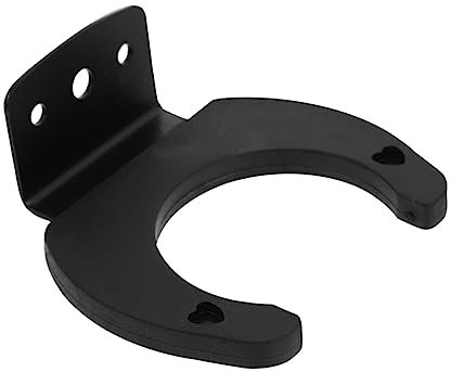 LALADEFIEE Support Mural Noir En Silicone Antidérapant Pour Microphone Sans Fil, Crochet Compact, à Suspendre Pratique Pour Studio, Bureau Et Scène