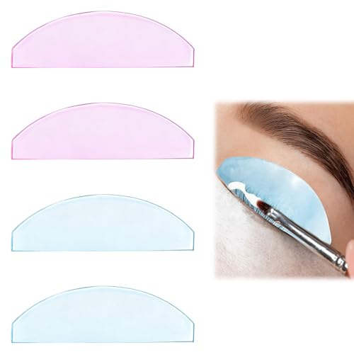4PCS Lash Lift Shields Flat,Self Adhesive Lash Lift Pads,Lash Lift Shields,Use for Softening Eyelashes,Can be Used as Eye Patches No Glue,Super Sticky,Eyelash Lift Pads,Reusable