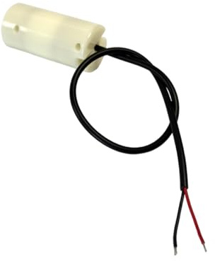 Harilla Zylindrischer Vibrationsmotor, 12 V Gleichstrom, Flachfuß, 4200 U/min (Lastdrehzahl) für Beauty-Gadgets, Spielzeug, DIY-Projekte